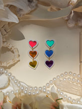 Load image into Gallery viewer, MINIS: ♥️🧡💛Rainbow Hearts💚💙💜
