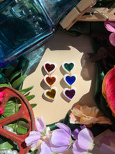 Load image into Gallery viewer, MINIS: ♥️🧡💛Rainbow Hearts💚💙💜
